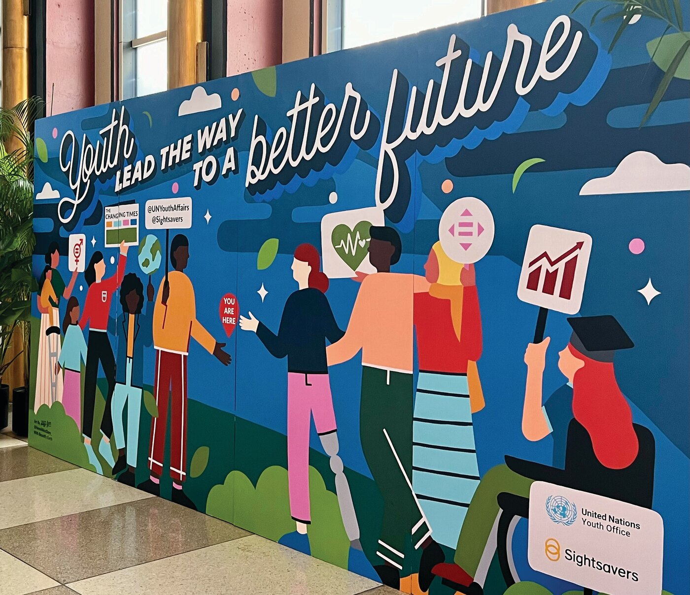 Young people in a policy partnership program